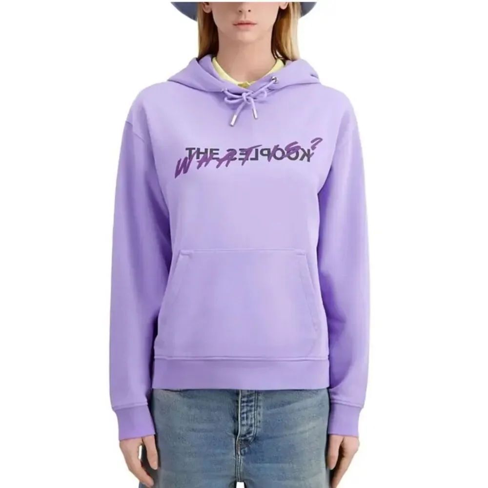 $245 THE KOOPLES Cotton Logo Graphic Hooded Sweatshirt NWT MEDIUM